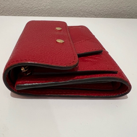 Louis Vuitton Monogram Empreinte Wallet in Pomme Red - Picture 7 of 12